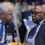 Photo: Tim Walz, Jim Clyburn