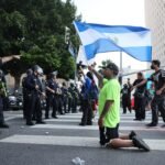 Photo: California National Guard parked outside the Federal Building in Los Angeles, USA - June 9, 2025