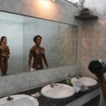 Photos show a bodybuilding competition in Myanmar