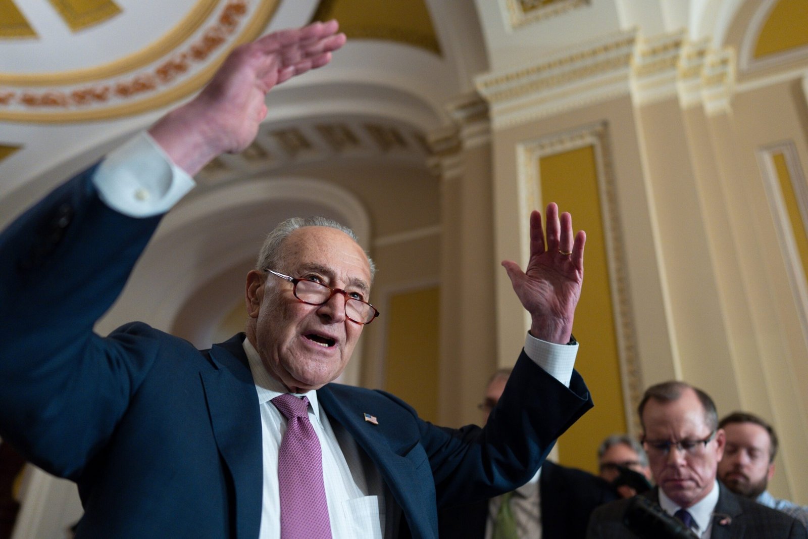 Schumer was enraged by the postponement of information about Iran-Israel conflicts