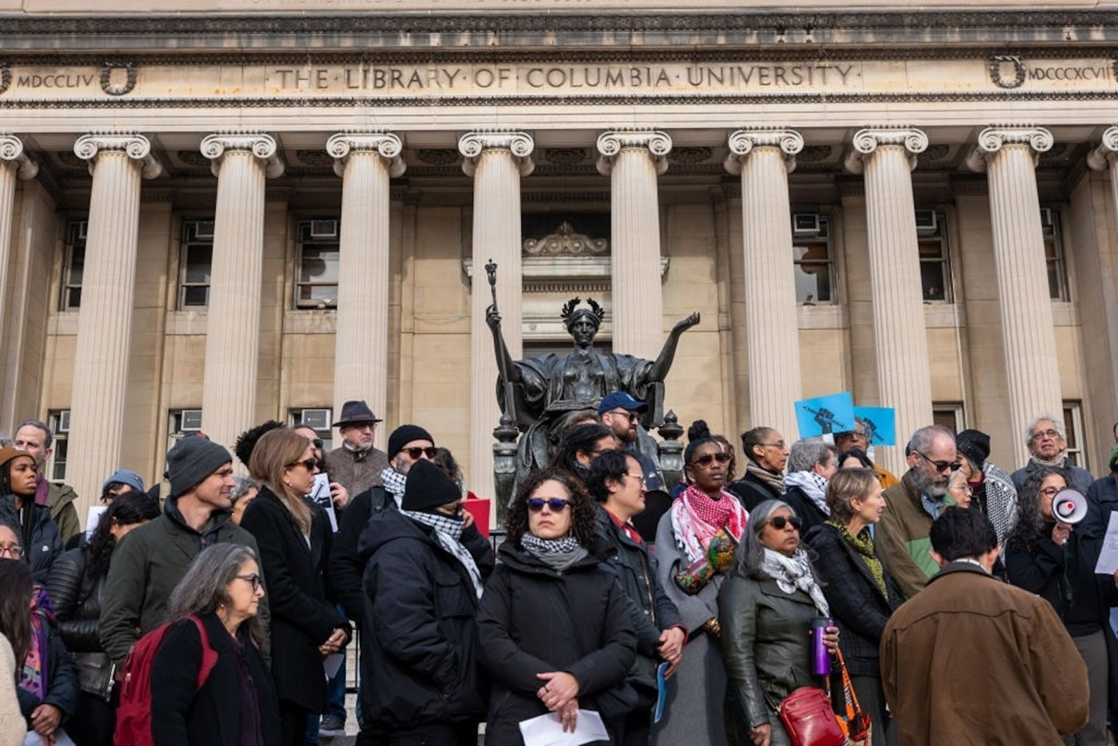 Photo: Pro-Palestinian Rally held at the Columbia University Campus