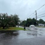 Sudden flood warning issued in Boston as a great rainfall rain of city