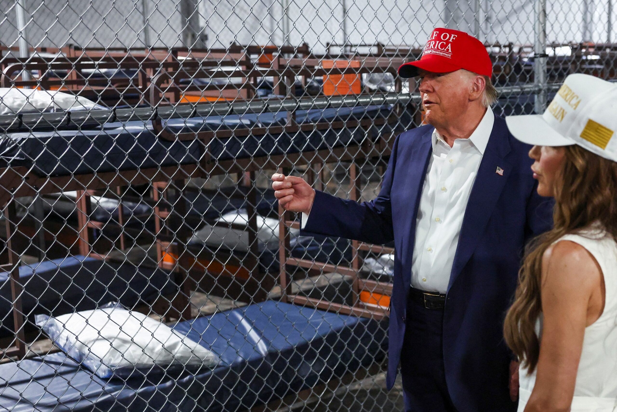 What to know about the migrant detention center 'Aligator Alcatraz' in the middle of Trump's visit

