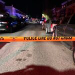 Photo: Police in Baltimore said he responded to a "mass shooting" In a neighborhood in the northwestern part of the city on Saturday night.