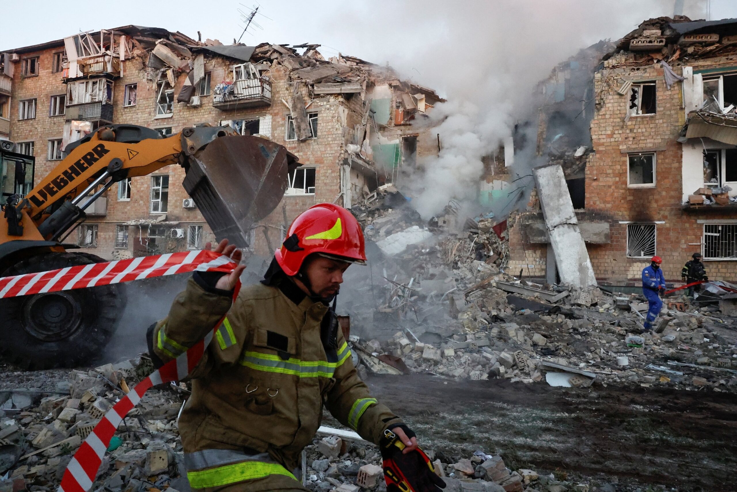 Photo: Consequences of a Russian missile and drone attack on kyiv in Kyiv