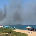 Maui's firefighters fight against fire in Ka'anapali