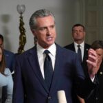 Photo: The governor of California, Gavin Newsom, talks about the Congress Distriction Redistribution Plan requested by President Donald Trump, during a press conference in Sacramento, California, on August 8, 2025.