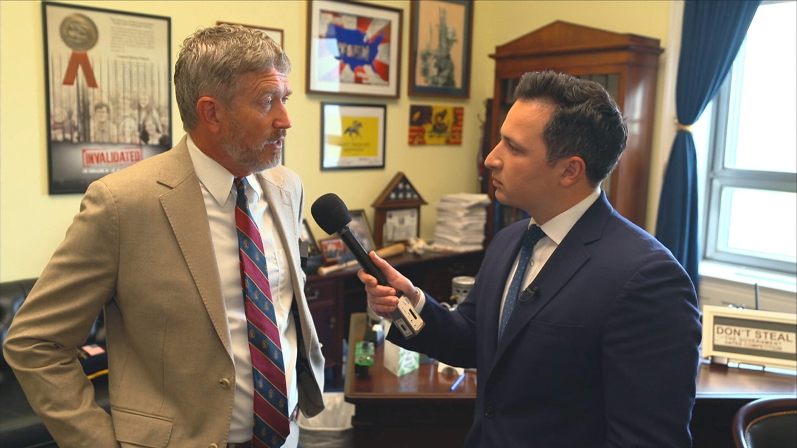 Johnson says that the Republican party is committed to transparency and justice in Epstein

