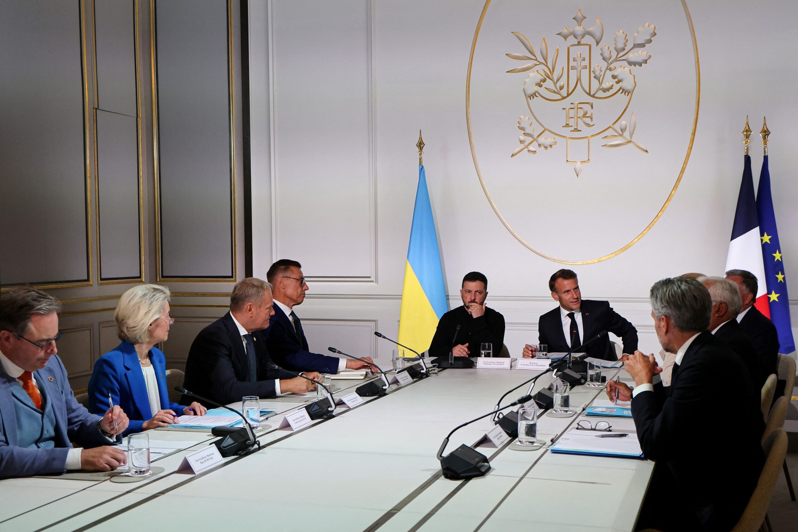 Russia issues warning as European leaders, Zelenskyy meets in Paris before Trump calls

