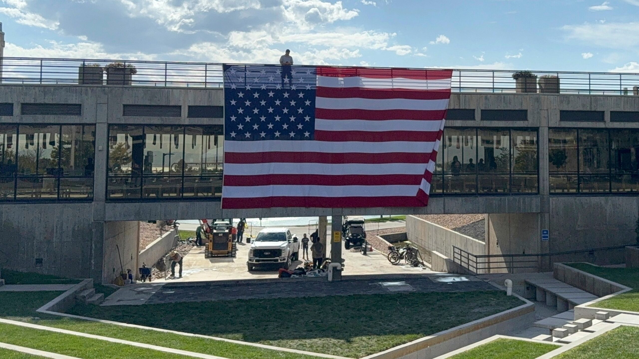 The students of the University of Utah Valley return to the campus a week after Charlie Kirk Tir

