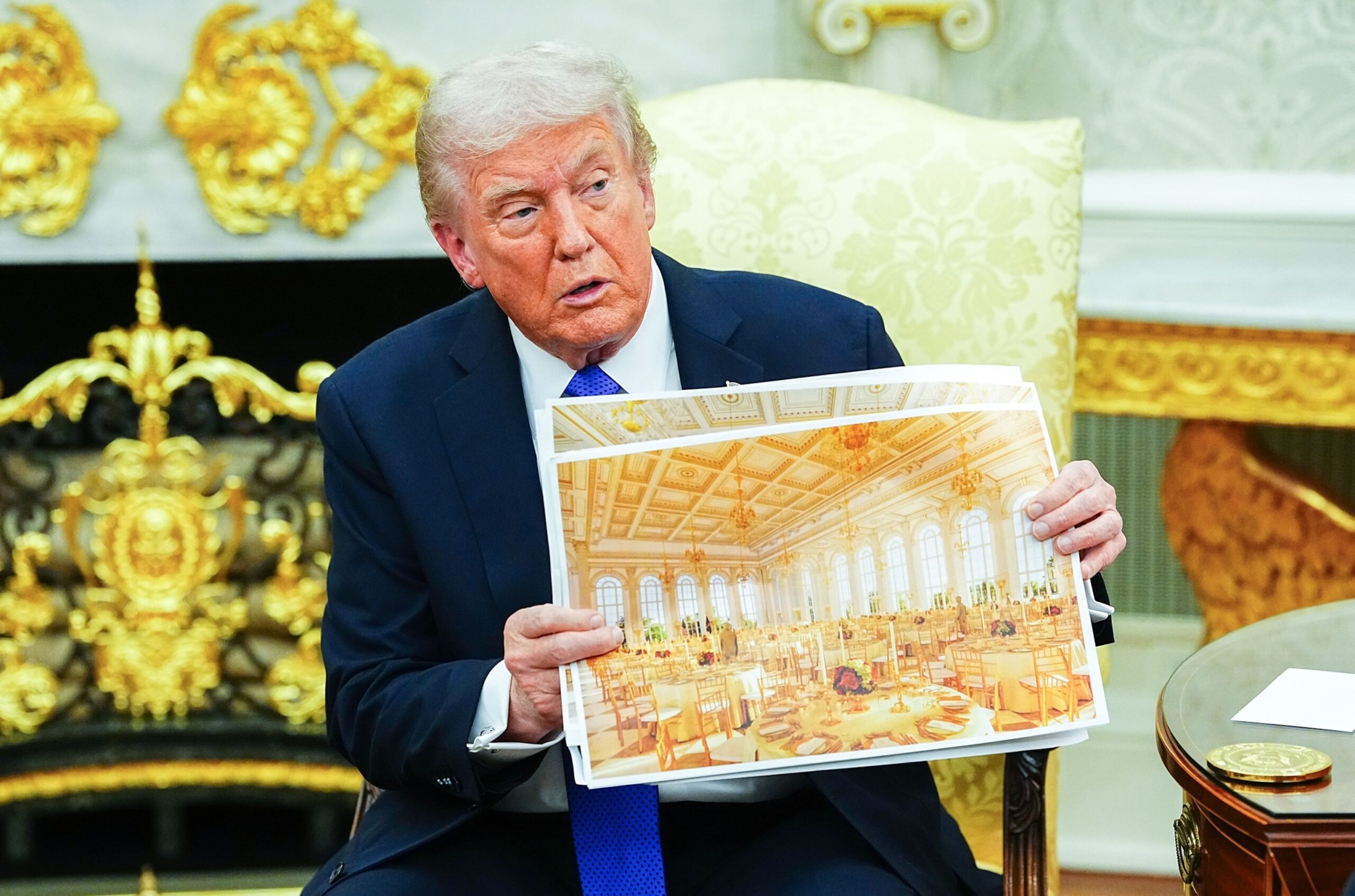 Trump likely to put his name on White House ballroom, officials say