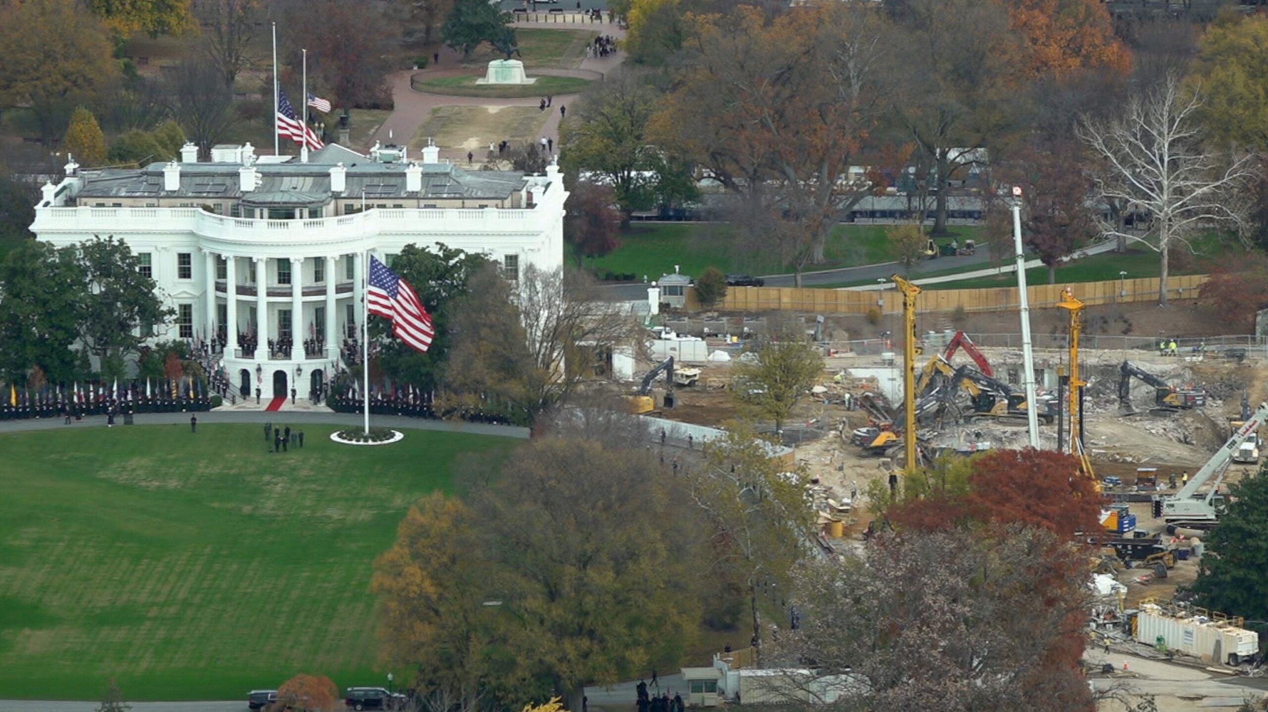 New images show the East Wing of the White House torn down for a $300 million ballroom

